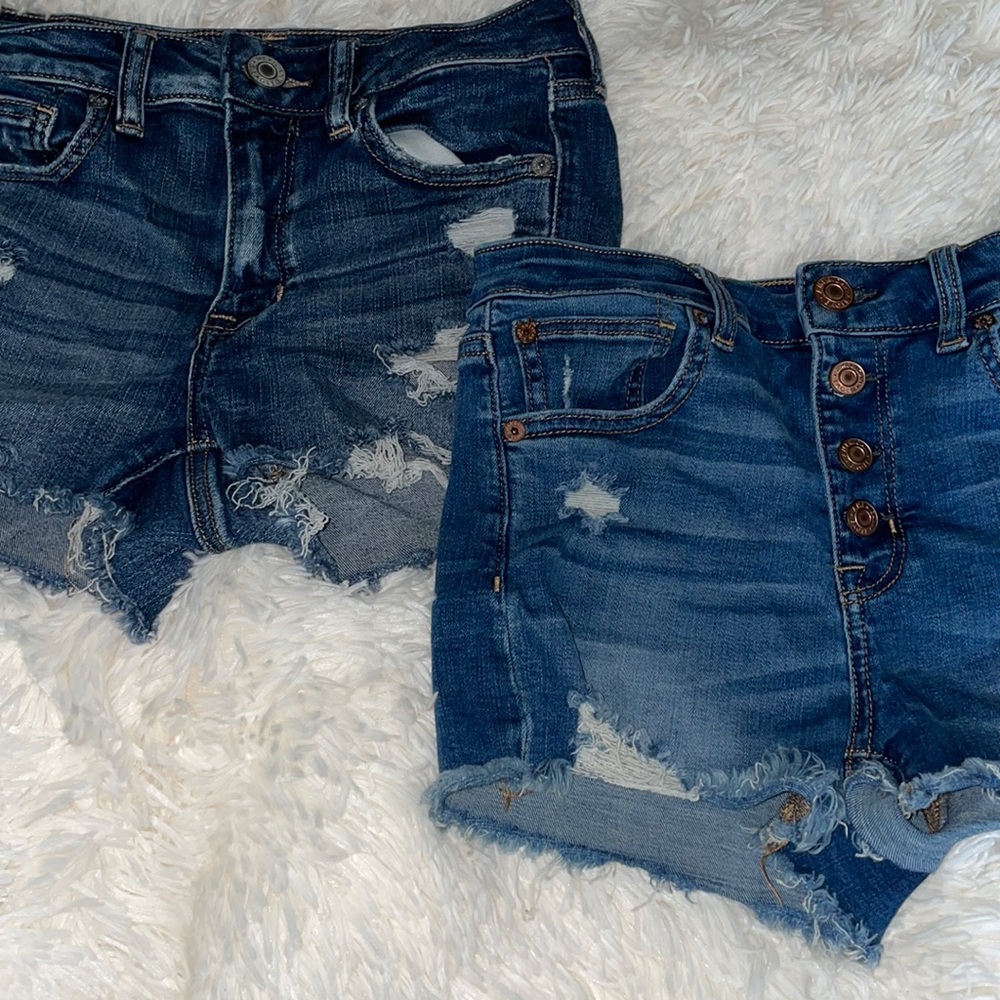 American eagle jean shorts